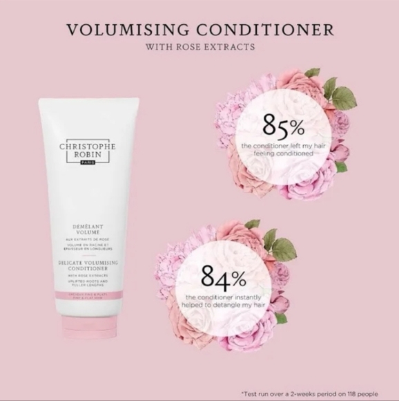 NEW Christophe Robin Delicate Volumizing Conditioner With Rose Extracts 200mL NE - Picture 2 of 10